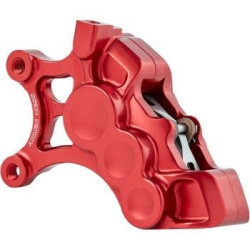 PartzBiz HD AN02-202 - Arlen Ness 02-205 Red 6-Piston Caliper for 14" Disc Front Left Harley & Custom PartzBiz HD AN02-202 - Arlen Ness 02-205 Red 6-Piston Caliper for 14" Disc Front Left Harley & Custom