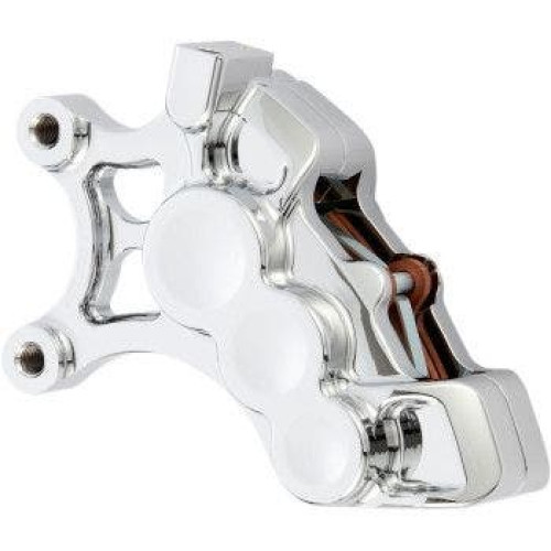 PartzBiz HD: 4424519-Arlen Ness 02-210 Chrome 6-Piston Caliper 14” ดิสหน้าขวา Harley & Custom PartzBiz HD: 4424519-Arlen Ness 02-210 Chrome 6-Piston Caliper 14” ดิสหน้าขวา Harley & Custom