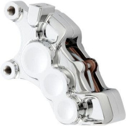 PartzBiz HD AN02-214 - Arlen Ness 02-214 Chrome 6-Piston Caliper 11.8" Disc Front Left Harley Custom PartzBiz HD AN02-214 - Arlen Ness 02-214 Chrome 6-Piston Caliper 11.8" Disc Front Left Harley Custom