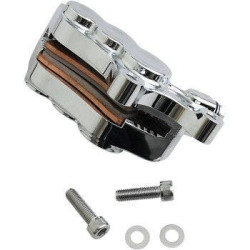 PartzBiz HD AN02-216 - Arlen Ness 02-216 Chrome 6-Piston Caliper 11.8" Disc Front Right Harley Custom PartzBiz HD AN02-216 - Arlen Ness 02-216 Chrome 6-Piston Caliper 11.8" Disc Front Right Harley Custom