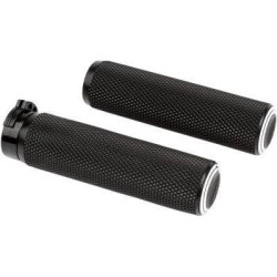 PartzBiz HD AN07-308 - Arlen Ness 07-308 Black Dual Ring 1-1/4" Grips for Cable Throttle Harley 76-Up PartzBiz HD AN07-308 - Arlen Ness 07-308 Black Dual Ring 1-1/4" Grips for Cable Throttle Harley 76-Up