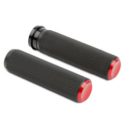 PartzBiz HD AN07-346 - Arlen Ness 07-346 Red Fusion Knurled 1" Grips for Throttle By Wire Harley 76-Up PartzBiz HD AN07-346 - Arlen Ness 07-346 Red Fusion Knurled 1" Grips for Throttle By Wire Harley 76-Up