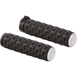 PartzBiz HD AN07-351 - Arlen Ness 07-351 Chrome Air Trax 1" Grips for Cable Throttle Harley 76-Up PartzBiz HD AN07-351 - Arlen Ness 07-351 Chrome Air Trax 1" Grips for Cable Throttle Harley 76-Up