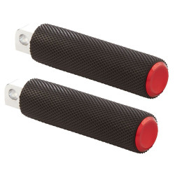 PartzBiz HD AN07-938 - Arlen Ness 07-938 Fusion Knurled Male Mount Footpeg w/ Red End Cap Harley 76-Up PartzBiz HD AN07-938 - Arlen Ness 07-938 Fusion Knurled Male Mount Footpeg w/ Red End Cap Harley 76-Up