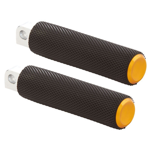 PartzBiz HD: 4424419-Arlen Ness 07-939 Fusion Knurled Male Mount Footpeg w/ Gold End Cap Harley 76-Up PartzBiz HD: 4424419-Arlen Ness 07-939 Fusion Knurled Male Mount Footpeg w/ Gold End Cap Harley 76-Up