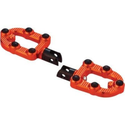PartzBiz HD AN07-969 - Arlen Ness 07-969 Orange Billet MX Driver Footpegs Set Harley Softail 18-Up 1621-0999 162-0999 milwaukee eight best for fat boy bob slim deluxe heritage PartzBiz HD AN07-969 - Arlen Ness 07-969 Orange Billet MX Driver Footpegs Set Harley Softail 18-Up 1621-0999 162-0999 milwaukee eight best for fat boy bob slim deluxe heritage