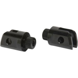 PartzBiz HD AN07-991 - Arlen Ness 07-991 Black Billet Splined MX Driver Footpeg Female Mounts Harley PartzBiz HD AN07-991 - Arlen Ness 07-991 Black Billet Splined MX Driver Footpeg Female Mounts Harley