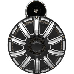 PartzBiz HD AN70-250 - Arlen Ness 10 Gauge Gloss Black Horn for Harley or Metric Custom Applications  | 70-250