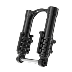 PartzBiz HD AN120-002 & AN120-000 - Arlen Ness Method No Flex Fork Legs + Guards Axial Caliper Harley Touring 14-Up