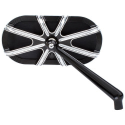 PartzBiz HD AN13-162 - Arlen Ness 13-160 Black 10 Gauge Left Mirror Harley Universal 0640-1201 06401201 PartzBiz HD AN13-162 - Arlen Ness 13-160 Black 10 Gauge Left Mirror Harley Universal 0640-1201 06401201