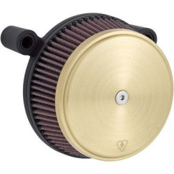 PartzBiz HD AN18-758 - Arlen Ness 18-758 Brass Big Sucker Stage 1 Air Cleaner Harley TC 99-17 264317 1010-2484 10102484 best new custom touring softail bagger dresser chopper air intake filter upgrade replacement performance PartzBiz HD AN18-758 - Arlen Ness 18-758 Brass Big Sucker Stage 1 Air Cleaner Harley TC 99-17 264317 1010-2484 10102484 best new custom touring softail bagger dresser chopper air intake filter upgrade replacement performance
