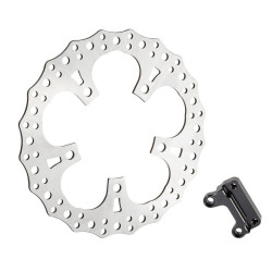 PartzBiz HD AN300-012 - Arlen Ness 300-012 Jagged Floating 13" Left Rotor Harley Road Glide 08-Up PartzBiz HD AN300-012 - Arlen Ness 300-012 Jagged Floating 13" Left Rotor Harley Road Glide 08-Up