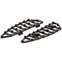 PartzBiz HD AN410-007 - Arlen Ness 410-007 Black MX Billet Driver Floorboards Harley Softail M8 18-20 PartzBiz HD AN410-007 - Arlen Ness 410-007 Black MX Billet Driver Floorboards Harley Softail M8 18-20