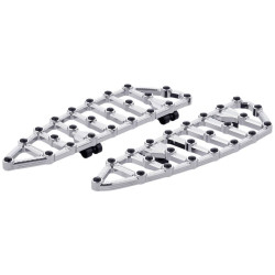 PartzBiz HD AN410-008 - Arlen Ness 410-008 Chrome MX Billet Driver Floorboards Harley Softail M8 18-20 PartzBiz HD AN410-008 - Arlen Ness 410-008 Chrome MX Billet Driver Floorboards Harley Softail M8 18-20
