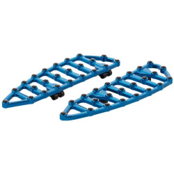 PartzBiz HD AN410-009 - Arlen Ness 410-009 Blue MX Billet Driver Floorboards Harley Softail M8 18-20 PartzBiz HD AN410-009 - Arlen Ness 410-009 Blue MX Billet Driver Floorboards Harley Softail M8 18-20