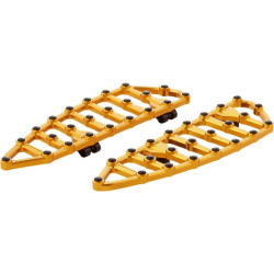 PartzBiz HD AN410-010 - Arlen Ness 410-010 Gold MX Billet Driver Floorboards Harley Softail M8 18-20 PartzBiz HD AN410-010 - Arlen Ness 410-010 Gold MX Billet Driver Floorboards Harley Softail M8 18-20
