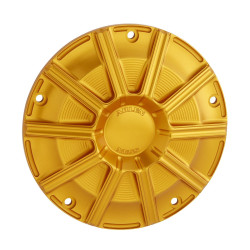 PartzBiz HD AN700-004 - Arlen Ness 700-004 Gold 10-Gauge Derby Cover Billet Harley Touring 16-Up PartzBiz HD AN700-004 - Arlen Ness 700-004 Gold 10-Gauge Derby Cover Billet Harley Touring 16-Up