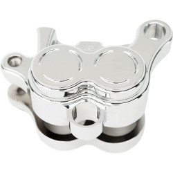 PartzBiz HD AN02-840 - Arlen Ness Billet Chrome Left Front 11.5 Brake Caliper Housing Harley 08-14 ST | 02-840 PartzBiz HD AN02-840 - Arlen Ness Billet Chrome Left Front 11.5 Brake Caliper Housing Harley 08-14 ST | 02-840