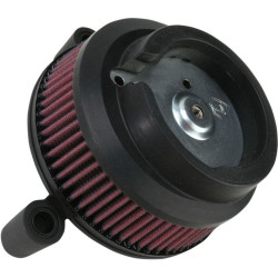 PartzBiz HD AN18-829 - Arlen Ness Black Backing Plate Stage 1 Big Sucker Air Cleaner for 08-15 Dyna | 18-829 PartzBiz HD AN18-829 - Arlen Ness Black Backing Plate Stage 1 Big Sucker Air Cleaner for 08-15 Dyna | 18-829