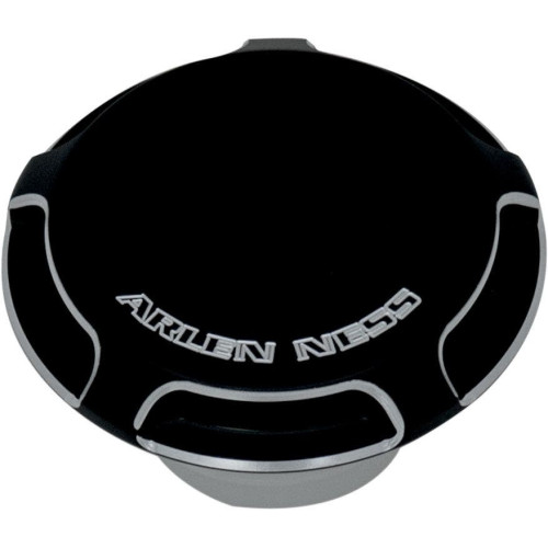 PartzBiz HD: 4423917-Arlen Ness Black Beveled Vented Gas Cap สำหรับ Harley 96-16 Softail Dyna Sportster | 70-000 PartzBiz HD: 4423917-Arlen Ness Black Beveled Vented Gas Cap สำหรับ Harley 96-16 Softail Dyna Sportster | 70-000
