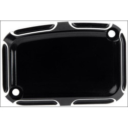 PartzBiz HD AN03-411 - Arlen Ness Black Beveled Rear Brake Master Cylinder Cover Harley 08-16 | 03-411 PartzBiz HD AN03-411 - Arlen Ness Black Beveled Rear Brake Master Cylinder Cover Harley 08-16 | 03-411