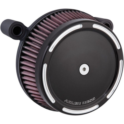 PartzBiz HD: 4423900-Arlen Ness Black Big Sucker Stage I Air Cleaner w/ Slot Track Cover M8  17-18 | 18-308