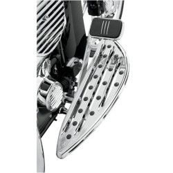 PartzBiz HD AN06-838 - Arlen Ness Chrome Deep Cut Driver Stretched Floorboards for Harley FLH FLST FLD | 06-838 PartzBiz HD AN06-838 - Arlen Ness Chrome Deep Cut Driver Stretched Floorboards for Harley FLH FLST FLD | 06-838