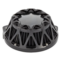 PartzBiz HD AN600-044 - Arlen Ness Black Crossfire Performance เครื่องฟอกอากาศ Harley TC 00-17 PartzBiz HD AN600-044 - Arlen Ness Black Crossfire Performance เครื่องฟอกอากาศ Harley TC 00-17