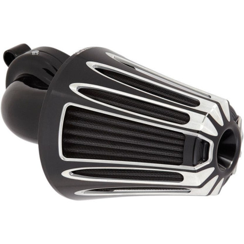 PartzBiz HD: 4423848-Arlen Ness Black Deep Cut Monster Sucker เครื่องฟอกอากาศ Harley Big Twin Cam 99-17 | 81-004 PartzBiz HD: 4423848-Arlen Ness Black Deep Cut Monster Sucker เครื่องฟอกอากาศ Harley Big Twin Cam 99-17 | 81-004