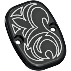 PartzBiz HD AN03-436 - Arlen Ness Black Engraved Hydraulic Clutch Master Cylinder Cover Harley 14-16 | 03-436 PartzBiz HD AN03-436 - Arlen Ness Black Engraved Hydraulic Clutch Master Cylinder Cover Harley 14-16 | 03-436
