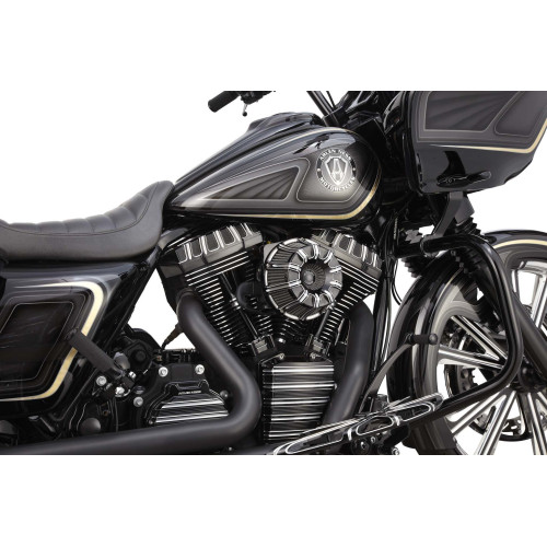 PartzBiz HD: 4423823-Arlen Ness Black Inverted Series 10-Gauge Stage 1 เครื่องฟอกอากาศ Harley FLH 08-15 | 18-941 PartzBiz HD: 4423823-Arlen Ness Black Inverted Series 10-Gauge Stage 1 เครื่องฟอกอากาศ Harley FLH 08-15 | 18-941