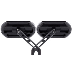 PartzBiz HD AN510-000 & AN510-002 - Arlen Ness Black Sidekick Oval Mirrors Left & Right Harley Universal 0640-1450 06401450 0640-1452 06401452 victory indian cruiser touring motorcycle PartzBiz HD AN510-000 & AN510-002 - Arlen Ness Black Sidekick Oval Mirrors Left & Right Harley Universal 0640-1450 06401450 0640-1452 06401452 victory indian cruiser touring motorcycle