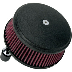 PartzBiz HD AN18-329 - Arlen Ness Black Stage 1 Big Sucker Air Filter w/ Cover Harley XL 91-16 | 18-329 PartzBiz HD AN18-329 - Arlen Ness Black Stage 1 Big Sucker Air Filter w/ Cover Harley XL 91-16 | 18-329