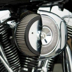 PartzBiz HD AN18-517 - Arlen Ness Chrome Backing Plate Stainless Filter Stage 1 Big Sucker Air Cleaner for 99-01 Harley Injected Touring Models | 18-517 PartzBiz HD AN18-517 - Arlen Ness Chrome Backing Plate Stainless Filter Stage 1 Big Sucker Air Cleaner for 99-01 Harley Injected Touring Models | 18-517