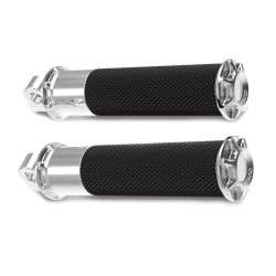 PartzBiz HD AN07-928 - Arlen Ness ที่วางเท้าแบบ Beveled Chrome Fusion Male สำหรับ Harley หรือ Metric | 07-928 PartzBiz HD AN07-928 - Arlen Ness ที่วางเท้าแบบ Beveled Chrome Fusion Male สำหรับ Harley หรือ Metric | 07-928