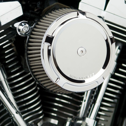 PartzBiz HD: 4423716-Arlen Ness เครื่องฟอกอากาศ Chrome Big Sucker Stage I พร้อมฝาครอบแบบเอียง 91-17 XL | 50-849 PartzBiz HD: 4423716-Arlen Ness เครื่องฟอกอากาศ Chrome Big Sucker Stage I พร้อมฝาครอบแบบเอียง 91-17 XL | 50-849