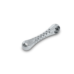 PartzBiz HD AN03-662 - Arlen Ness Chrome Hole Shot Billet เครื่องยนต์ Stabilizer Link สำหรับ Harley FLH/FLT '09-'16 PartzBiz HD AN03-662 - Arlen Ness Chrome Hole Shot Billet เครื่องยนต์ Stabilizer Link สำหรับ Harley FLH/FLT '09-'16