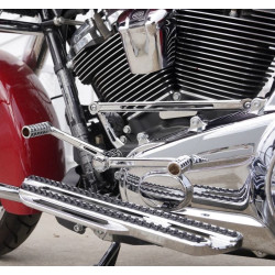 PartzBiz HD AN420-102 & 420-027 - Arlen Ness Chrome SpeedLiner Heel Toe Brake Shift Foot Controls Harley FLHT 00-07 | 420-102 & 420-107 PartzBiz HD AN420-102 & 420-027 - Arlen Ness Chrome SpeedLiner Heel Toe Brake Shift Foot Controls Harley FLHT 00-07 | 420-102 & 420-107