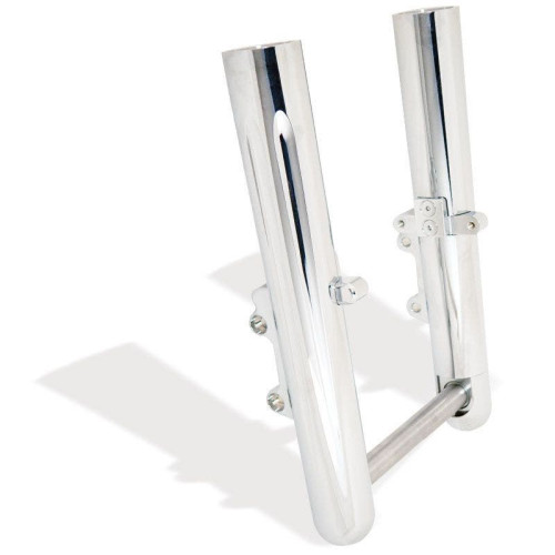 PartzBiz HD: 4423617-Arlen Ness Hot Fork Legs Lower Sliders Single Side Deep Cut Chrome Harley 08-13 | 06-524