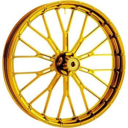 PartzBiz HD AN71-546 - Arlen Ness Gold 18 ” x 5.5 ” Y-Spoke Rim แต่งล้อหน้า มอเตอร์ไซค์ 71-546