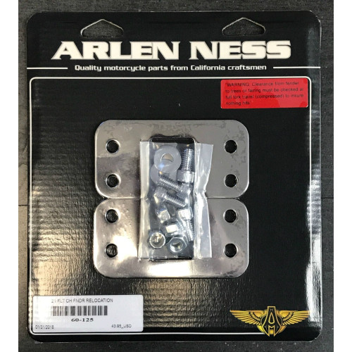 PartzBiz HD: 4423578-Arlen Ness Hot Legs Chrome Front Fender Lift Brackets 21" Wheel Harley 14-18 PartzBiz HD: 4423578-Arlen Ness Hot Legs Chrome Front Fender Lift Brackets 21" Wheel Harley 14-18