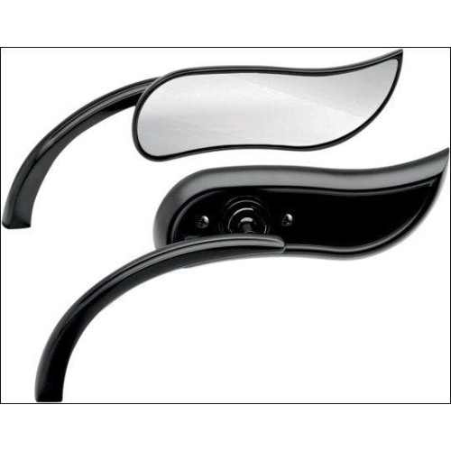 PartzBiz HD: 4423508-Arlen Ness Micro Black Upswept Right Side Mirror Harley or Metric EACH | 13-405 PartzBiz HD: 4423508-Arlen Ness Micro Black Upswept Right Side Mirror Harley or Metric EACH | 13-405