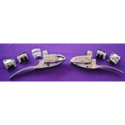 PartzBiz HD AN08-746 - Arlen Ness RAD III Chrome แฮนด์ควบคุม Dual Disc 11/16 Bore Harley 96-13 | 08-746 PartzBiz HD AN08-746 - Arlen Ness RAD III Chrome แฮนด์ควบคุม Dual Disc 11/16 Bore Harley 96-13 | 08-746