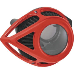 PartzBiz HD AN18-904 - Arlen Ness Red Clear Tear Teardrop Stage 1 Air Cleaner for Harley Twin Cam 99-17 18-904 PartzBiz HD AN18-904 - Arlen Ness Red Clear Tear Teardrop Stage 1 Air Cleaner for Harley Twin Cam 99-17 18-904