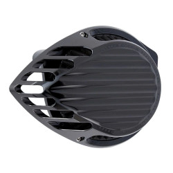 PartzBiz HD ANRC-600-001 - Arlen Ness Rough Crafts Black Finned Air Cleaner Harley FLT 08-16 FLST 16-17 PartzBiz HD ANRC-600-001 - Arlen Ness Rough Crafts Black Finned Air Cleaner Harley FLT 08-16 FLST 16-17