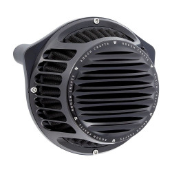 PartzBiz HD ANRC-600-011 - Arlen Ness Rough Crafts Black Round Air Cleaner Harley Sportster XL 91-Up PartzBiz HD ANRC-600-011 - Arlen Ness Rough Crafts Black Round Air Cleaner Harley Sportster XL 91-Up