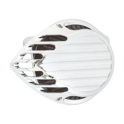 PartzBiz HD ANRC-600-005 - Arlen Ness Rough Crafts Chrome Finned Air Cleaner Harley FLT 08-16 FLST 16-17 PartzBiz HD ANRC-600-005 - Arlen Ness Rough Crafts Chrome Finned Air Cleaner Harley FLT 08-16 FLST 16-17