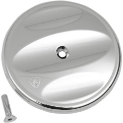PartzBiz HD AN18-781 - Arlen Ness Scalloped Chrome Billet Stage 1 Air Cleaner Outer Cover Big Sucker | 18-781 PartzBiz HD AN18-781 - Arlen Ness Scalloped Chrome Billet Stage 1 Air Cleaner Outer Cover Big Sucker | 18-781