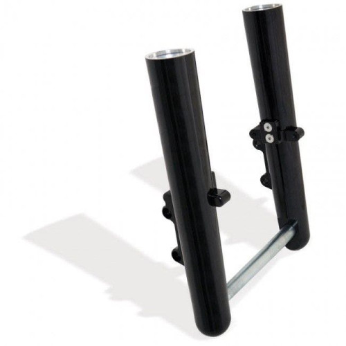 PartzBiz HD: 4423431-Arlen Ness Hot Fork Legs Lower Sliders Single Side Smooth Black Harley 00-07 FLH | 06-523 PartzBiz HD: 4423431-Arlen Ness Hot Fork Legs Lower Sliders Single Side Smooth Black Harley 00-07 FLH | 06-523