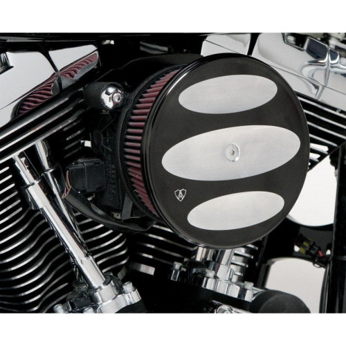 PartzBiz HD: 4423414-Arlen Ness Stage 2 Billet Sucker Air Cleaner Black Scallop Cover Harley 93-99 BT | 18-847 PartzBiz HD: 4423414-Arlen Ness Stage 2 Billet Sucker Air Cleaner Black Scallop Cover Harley 93-99 BT | 18-847